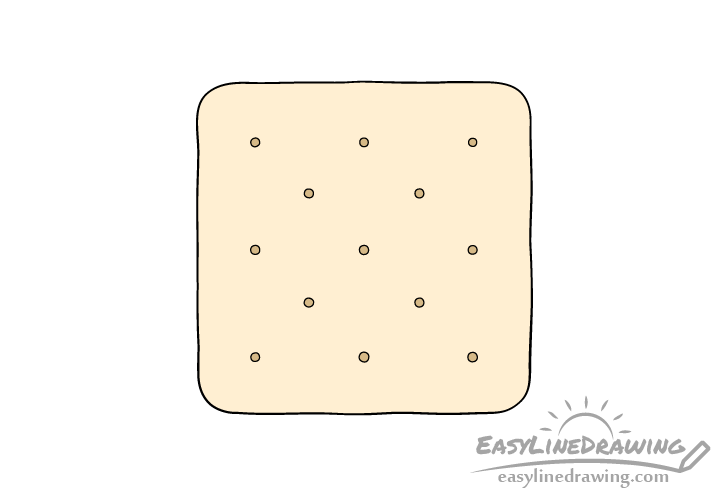Cracker drawing coloring
