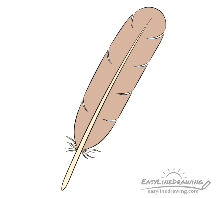 Feather drawing
