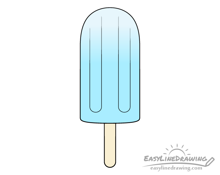 Ice pop drawing