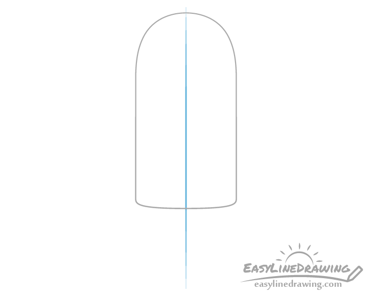 Ice pop centerline drawing