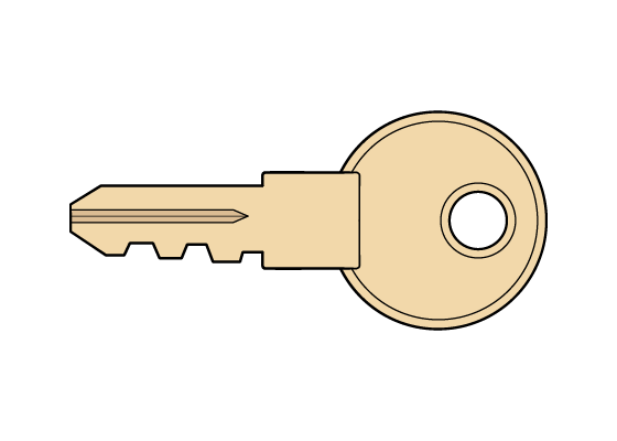 Set of vintage keys drawings Royalty Free Vector Image