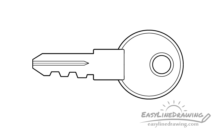 Key line drawing