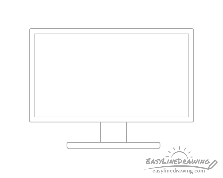 Monitor screen drawing