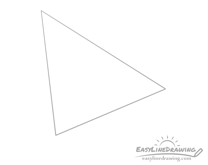 Paper airplane top drawing