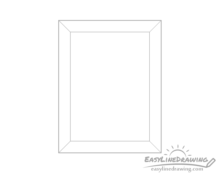 Picture frame corners drawing