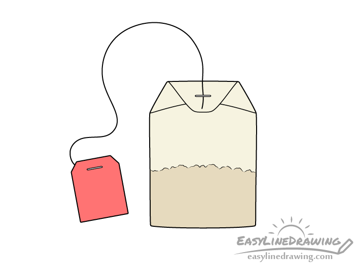 Tea bag drawing