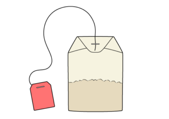 How to Draw a Tea Bag Step by Step