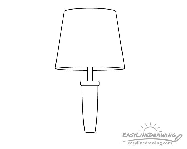 Lamp column drawing