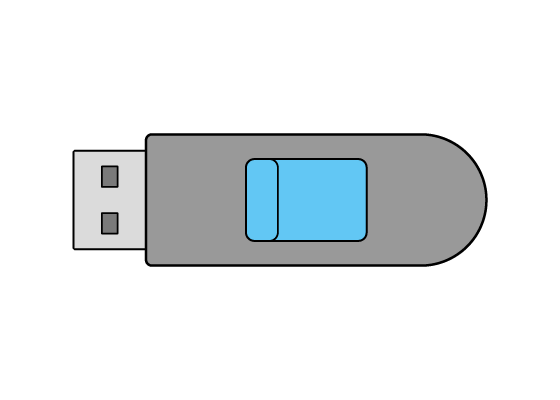 USB stick drawing tutorial