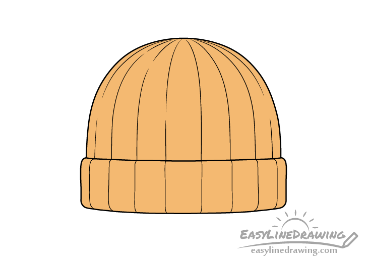 Beanie hat drawing