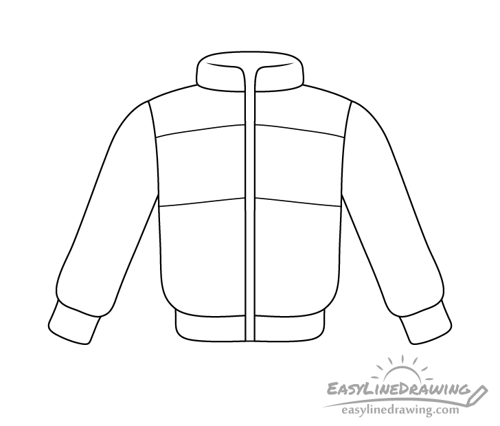 jacket chest drawing