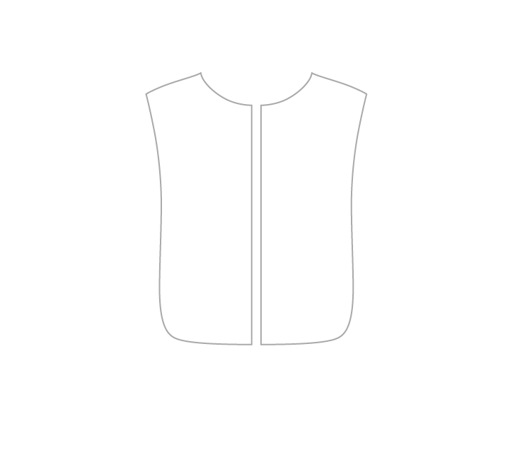 Jacket vest drawing