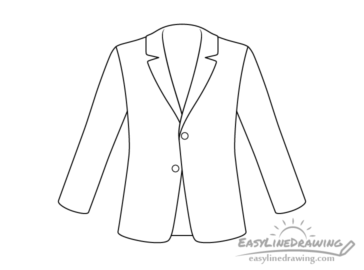 Suit line drawing