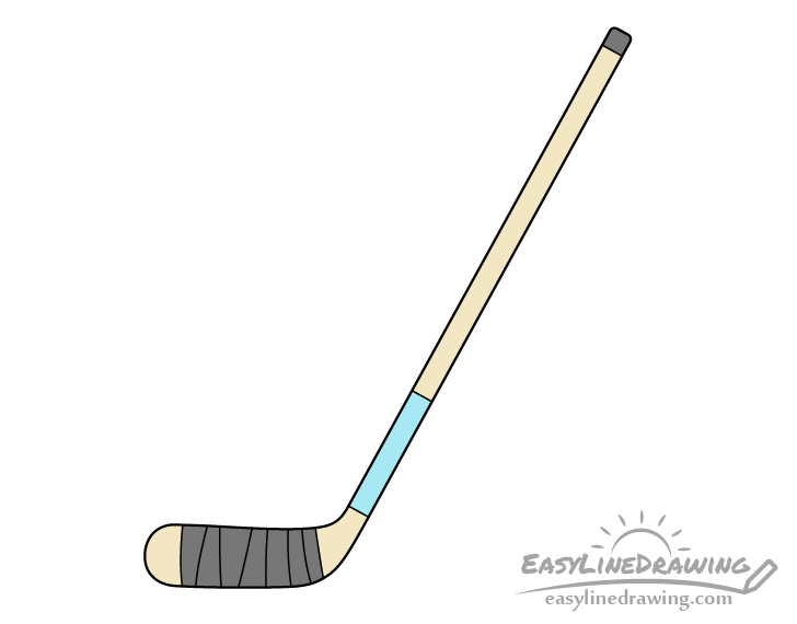 Hockey stick drawing