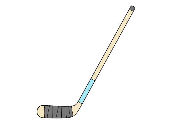Hockey stick drawing tutorial