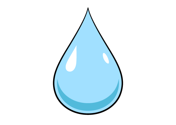 Water drop drawing tutorial