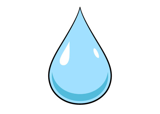 How to Draw a Water Drop Step by Step - EasyLineDrawing