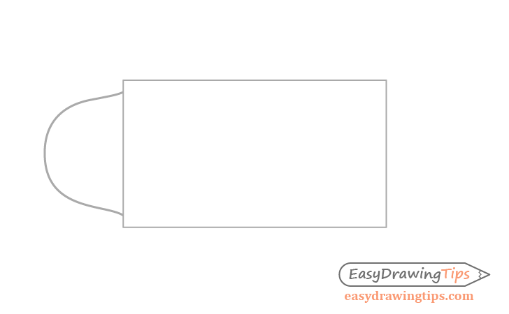 Mask ear loop drawing