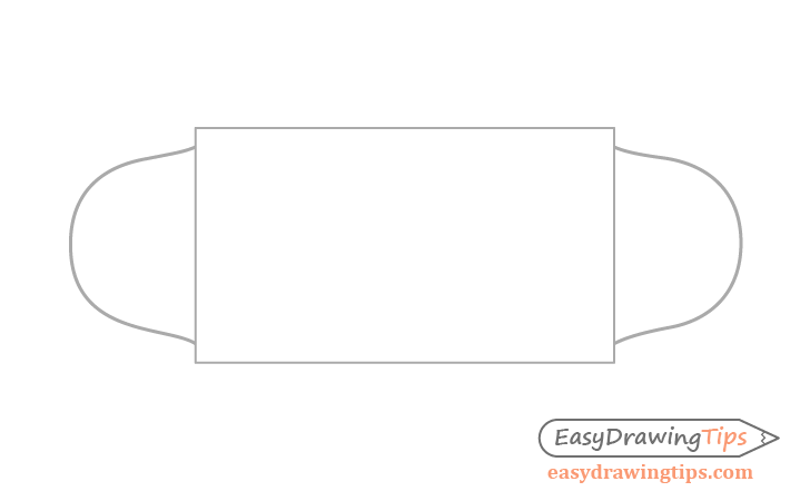 Mask outline drawing