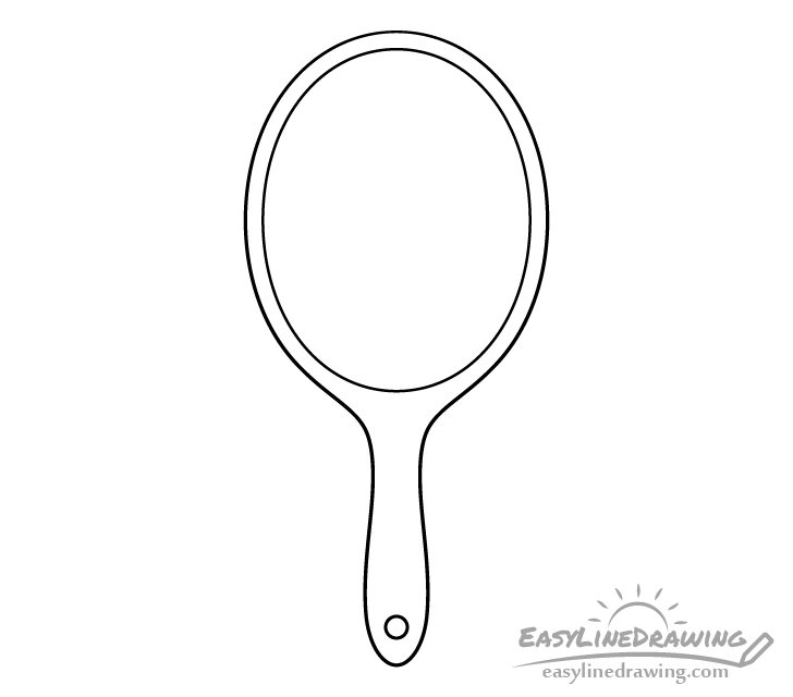 Mirror Drawing Antique - Silueta De Espejo Antiguo Transparent PNG -  374x539 - Free Download on NicePNG