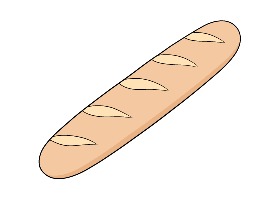 Baguette drawing tutorial