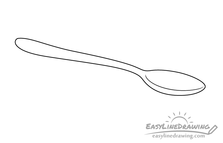spoon handle drawing