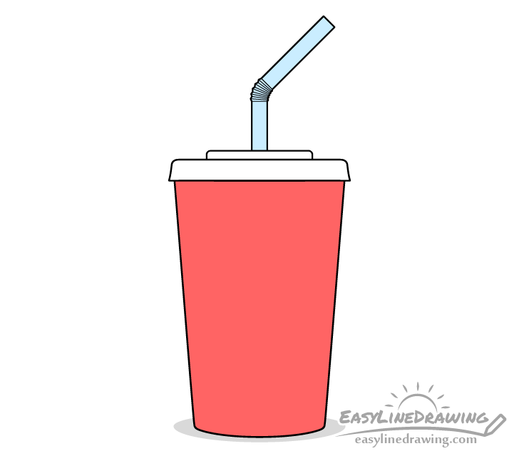 Soda cup drawing