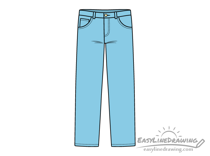 Jeans drawing
