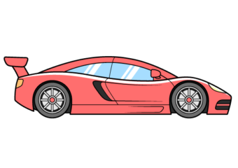 Sports car drawing tutorial