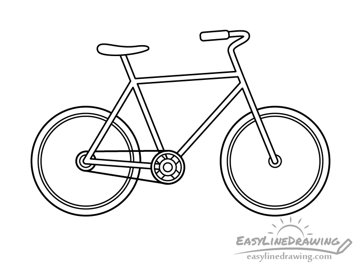 Bike chain drawing