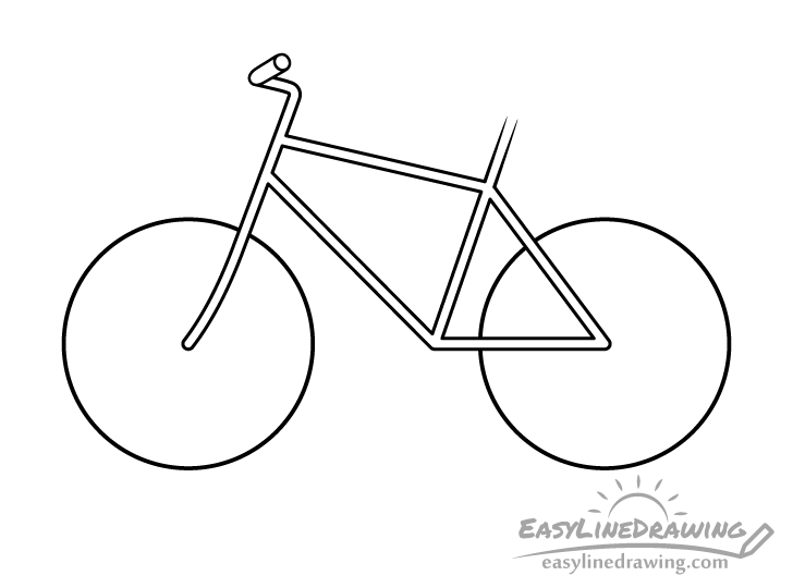 bike handle drawing