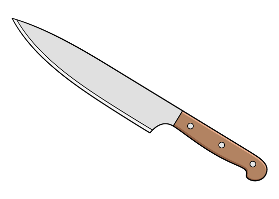 Knife drawing tutorial