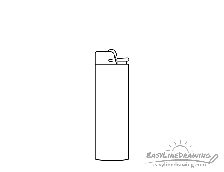 Lighter button drawing