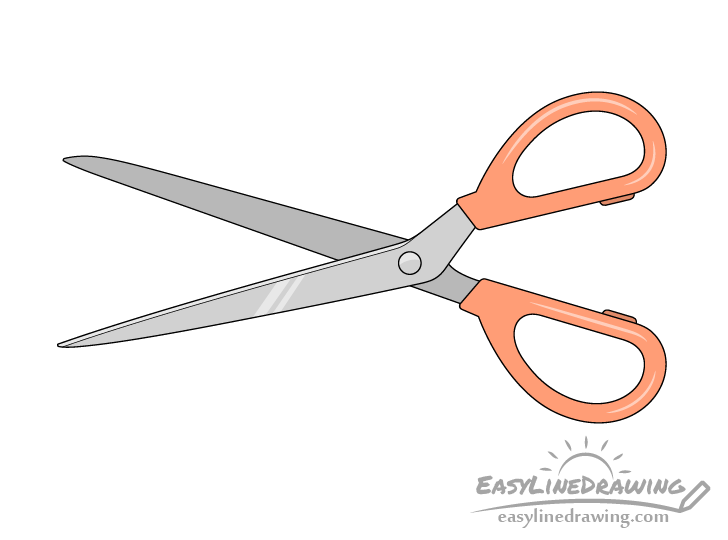 Scissors drawing