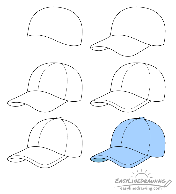 baseball cap drawing step by step baseball cap drawing step by step