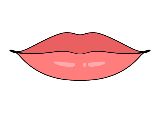 lips drawing tutorial