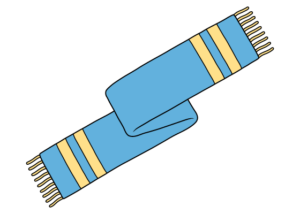 scarf drawing tutorial
